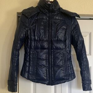 Hugo Boss Dark Blue Puffer Jacket